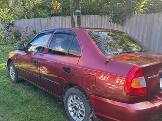 2005 Hyundai Accent ТагАЗ II, красный, 440000 рублей, вид 4