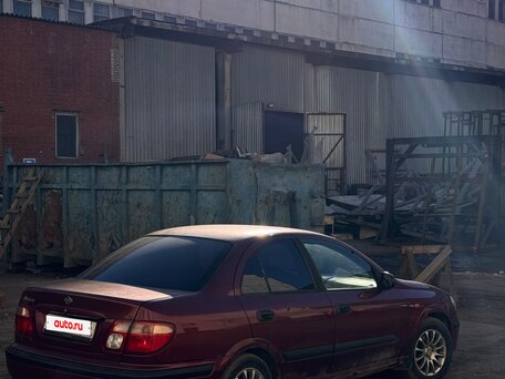 2000 Nissan Almera II (N16), пурпурный, 110000 рублей, вид 3