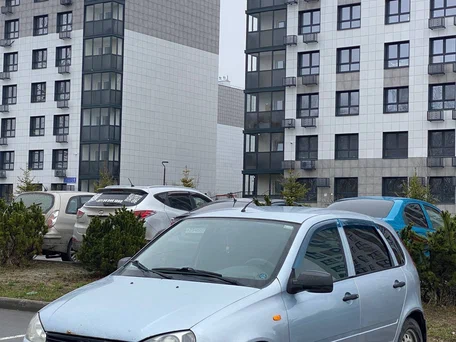 2012 Lada (ВАЗ) Kalina I, голубой, 150000 рублей, вид 1
