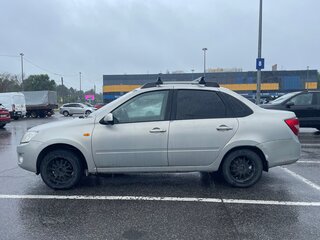 2012 Lada (ВАЗ) Granta I, серебристый, 320000 рублей, вид 4