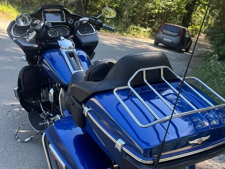 2016 Harley-Davidson Road Glide Limited, синий, 1600000 рублей, вид 3