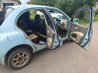 2005 Nissan March III (K12), голубой, 350000 рублей, вид 2