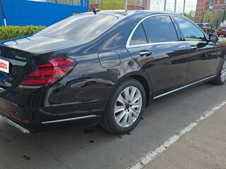2018 Mercedes-Benz S-Класс 350 d Long VI (W222, C217) Рестайлинг, чёрный, 3550000 рублей, вид 3