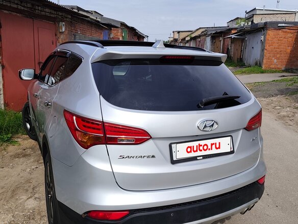 2012 Hyundai Santa Fe III, серебристый, 1550000 рублей - вид 2