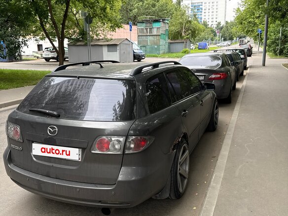 2005 Mazda 6 I (GG) Рестайлинг, серый, 410000 рублей - вид 4