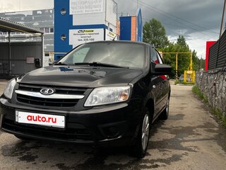 2018 Lada (ВАЗ) Granta I, чёрный, 435000 рублей, вид 1