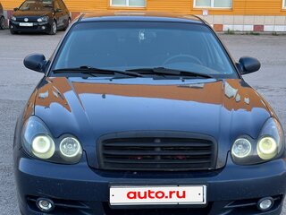 2006 Hyundai Sonata ТагАЗ IV (EF) Рестайлинг, синий, 495000 рублей, вид 3