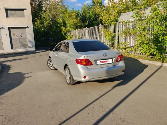 2007 Toyota Corolla AMT X (E140, E150), серебристый - вид 6