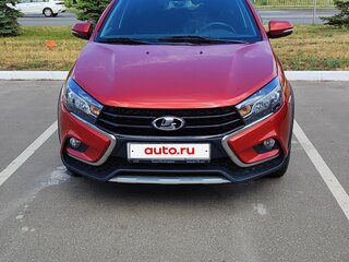 2019 Lada (ВАЗ) Vesta SW Cross I, красный, 945000 рублей, вид 2
