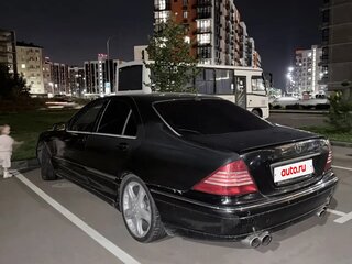 1999 Mercedes-Benz S-Класс 430 IV (W220), чёрный, 550000 рублей, вид 3