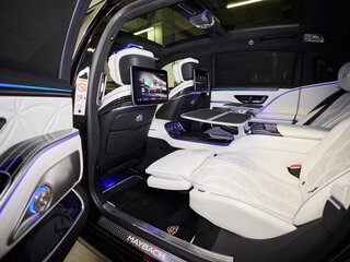 2026 Mercedes-Benz Maybach S-Класс 580 II (Z223) Рестайлинг, чёрный, 40575000 рублей, вид 4