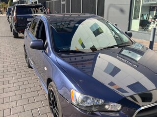2008 Mitsubishi Lancer X, синий, 850000 рублей, вид 5
