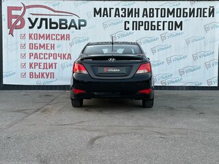 2015 Hyundai Solaris I Рестайлинг, чёрный, 990000 рублей, вид 3