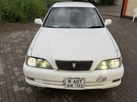 2000 Toyota Cresta V (X100) Рестайлинг, белый, 650000 рублей, вид 3