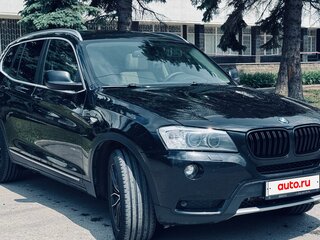 2012 BMW X3 28i xDrive II (F25), чёрный, 1630000 рублей, вид 1