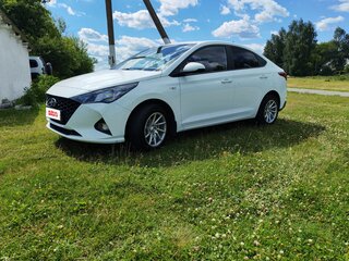 2020 Hyundai Solaris II Рестайлинг, белый, 1595000 рублей, вид 2