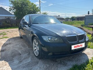 2007 BMW 3 серии 325xi V (E90/E91/E92/E93), чёрный, 880000 рублей, вид 2