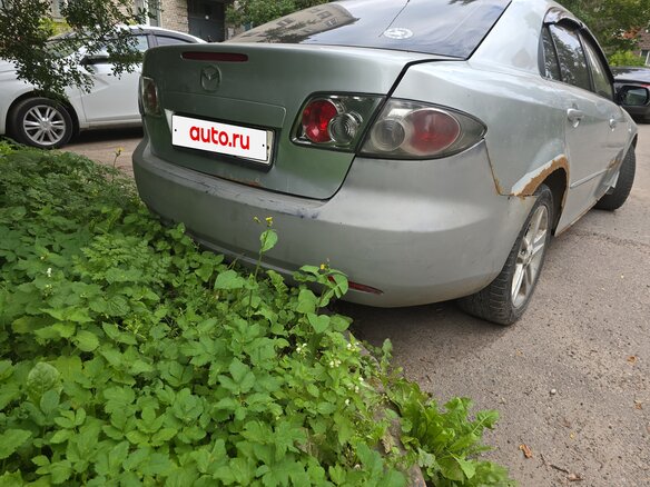 2005 Mazda 6 I (GG), серебристый, 150000 рублей - вид 3