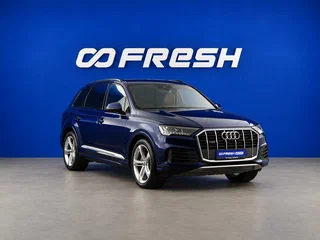2020 Audi Q7 45 TDI II (4M) Рестайлинг, синий, 7333055 рублей, вид 1