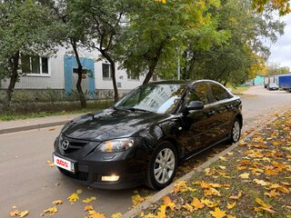 2007 Mazda 3 I (BK) Рестайлинг, чёрный, 625000 рублей, вид 1