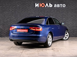 2013 Audi A4 IV (B8) Рестайлинг, синий, 1470000 рублей, вид 4