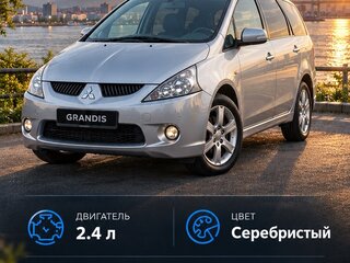 2003 Mitsubishi Grandis I, серый, 560000 рублей, вид 1