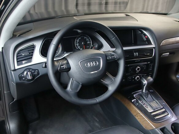 2015 Audi A4 IV (B8) Рестайлинг, чёрный - вид 7