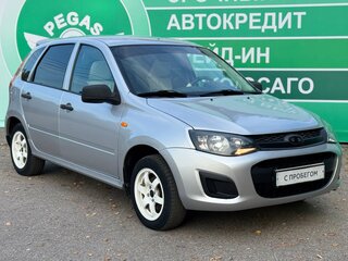 2014 Lada (ВАЗ) Kalina II, серебристый, 320000 рублей, вид 2