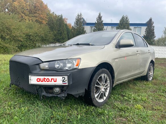 2008 Mitsubishi Lancer X, бежевый, 420000 рублей