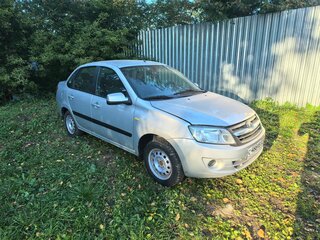 2013 Lada (ВАЗ) Granta I, серебристый, 400000 рублей, вид 2