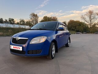 2009 Skoda Fabia II, синий, 590000 рублей, вид 1