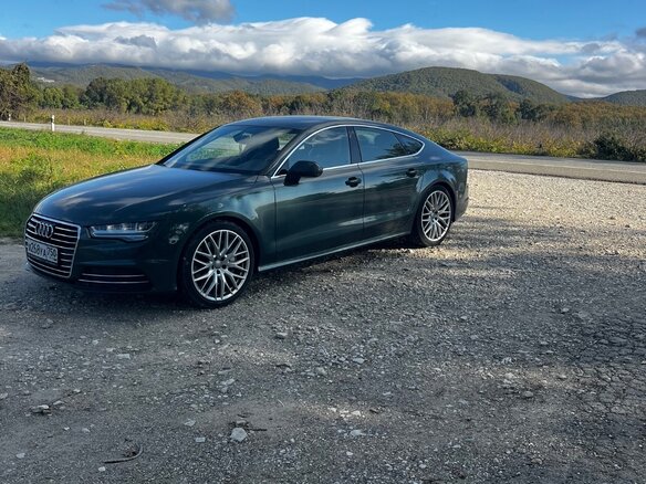 2016 Audi A7 I (4G) Рестайлинг, зелёный, 4100000 рублей - вид 15