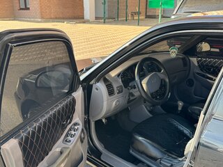 2008 Hyundai Accent ТагАЗ II, чёрный, 390000 рублей, вид 4