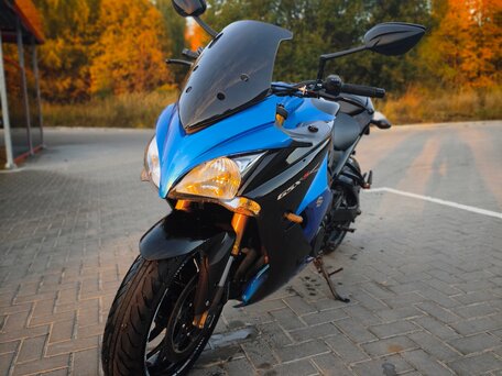 2017 Suzuki GSX-S 1000 F, синий, 950000 рублей, вид 3