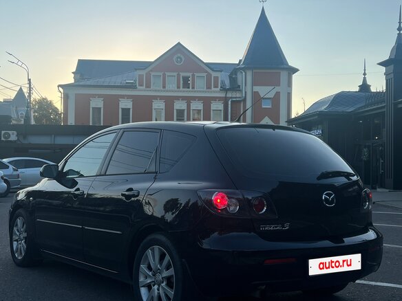 2007 Mazda 3 I (BK) Рестайлинг, чёрный - вид 6