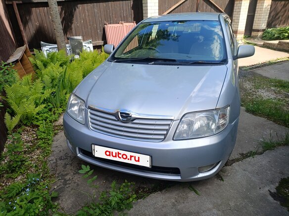 2005 Toyota Corolla Fielder IX (E120, E130) Рестайлинг, серебристый, 440000 рублей