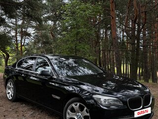 2009 BMW 7 серии 730d V (F01/F02/F04), чёрный, 1400000 рублей, вид 1