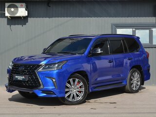 2016 Lexus LX 570 III Рестайлинг 2, синий, 6979888 рублей, вид 2