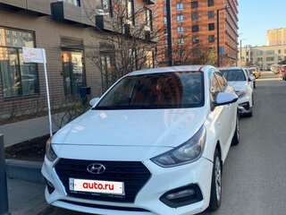 2018 Hyundai Solaris II, белый, 1100000 рублей, вид 4