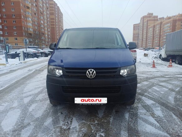 2012 Volkswagen Transporter, синий, 1385000 рублей - вид 1