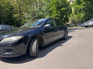 2007 Mazda 6 I (GG) Рестайлинг, чёрный, 280000 рублей, вид 2