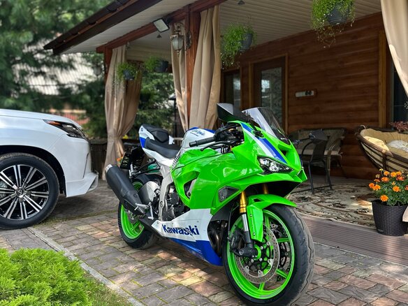 2024 Kawasaki ZX-6R Ninja, зелёный, 1300000 рублей - вид 7