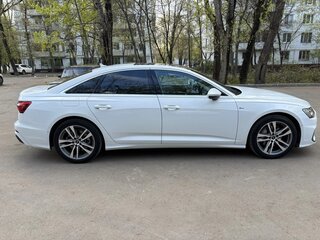 2021 Audi A6 45 TFSI V (C8), белый, 3600000 рублей, вид 4