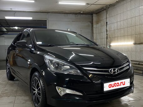 2016 Hyundai Solaris I Рестайлинг, чёрный, 1150000 рублей, вид 5