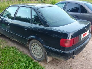 1992 Audi 80 V (B4), чёрный, 100000 рублей, вид 4
