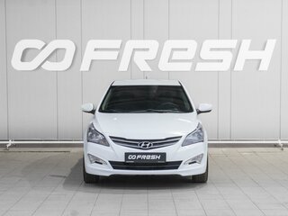 2016 Hyundai Solaris I Рестайлинг, белый, 790000 рублей, вид 3