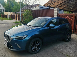 2017 Mazda CX-3 I, голубой, 1400000 рублей, вид 3