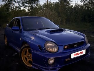 2002 Subaru Impreza WRX STi II, синий, 1100000 рублей, вид 1