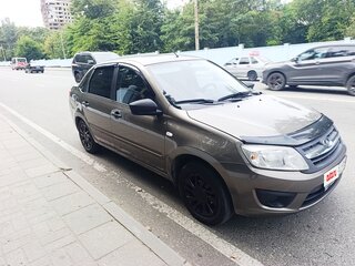2017 Lada (ВАЗ) Granta I, коричневый, 520000 рублей, вид 4