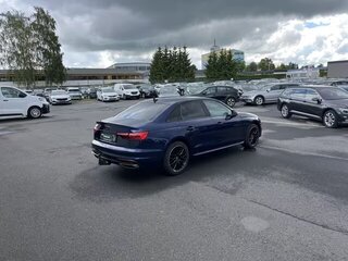2022 Audi A4 35 TFSI V (B9) Рестайлинг, синий, 3130000 рублей, вид 4